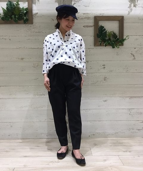 Spick & Span ドットブラウス