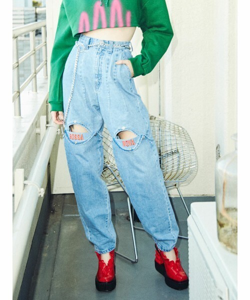 PAMEO POSE ARMOR DENIM PANTS
