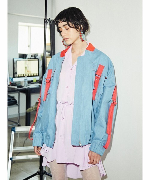 PAMEO POSE DENIM LINE BIG BLOUSON