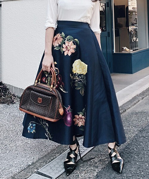 AMERI VINTAGE ANGIE SWITCH FLARE SKIRT