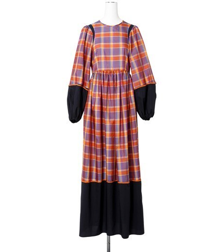 IRENE SashamaxiDress(Check)