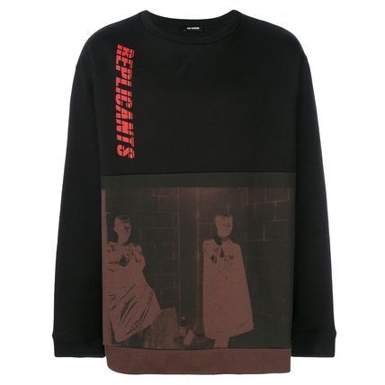 RAF SIMONS プリントパネルスウェットシャツ