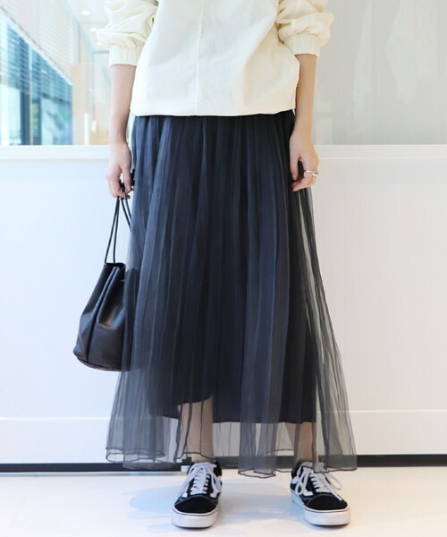 FRAMeWORK シルクオーガンジープリーツスカート