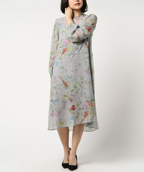 Tiara fluffy flower Ptさらっとワンピース