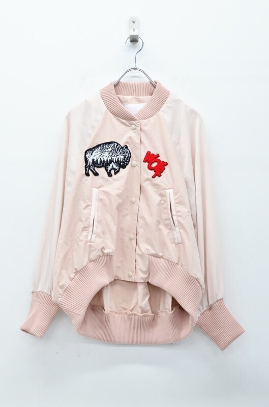 bedsidedrama bedsidedrama POWWOWスタジアムブルゾン - PINK