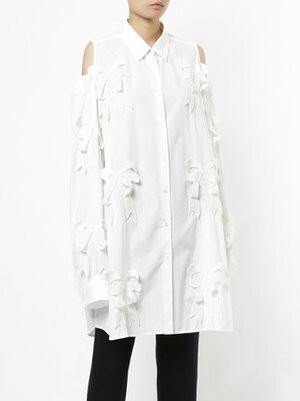 MIKIO SAKABE Ribbon カットアウトシャツ
