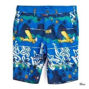 PAIKAJI メンズアロハハーフパンツ/Resort Adventure