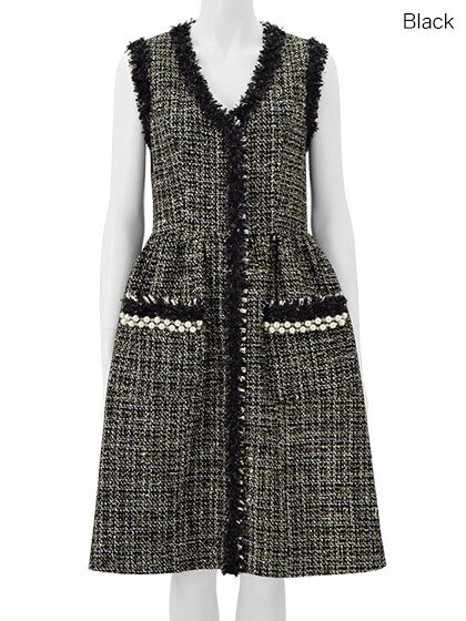 Chesty 2way Tweed Gilet