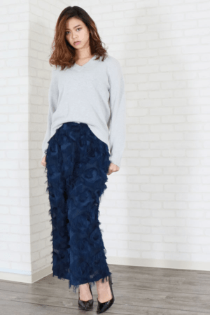 &g’aime 3Dレースワイドパンツ(296-62600)