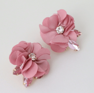 Sucre bonbon フラワービジューピアス＆イヤリング