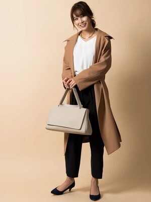 TONAL ビッグカラーガウンコート