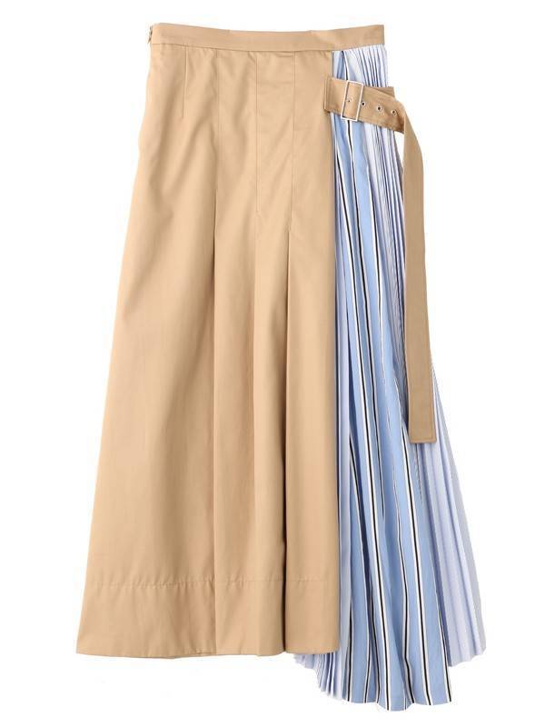 ELENDEEK STRIPE OUT COMBI LONGSKIRT