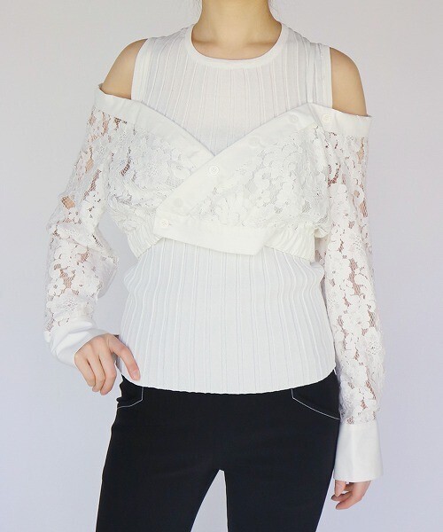 AULA AILA LACE SHIRT BRA