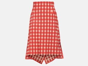 Aquascutum イレギュラーヘムチェックスカート
