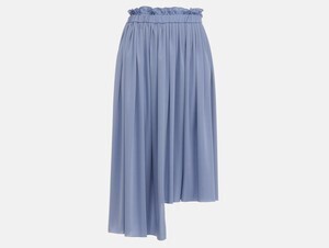 Aquascutum アシンメトリーシルペアスムーススカート