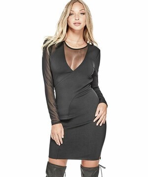 GUESS NYLA MESH DRESS