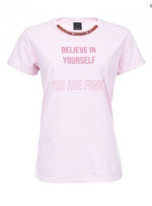 PINKO ジュエリー付きTシャツ