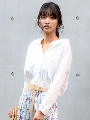 TONAL 抜き衿2WAYシャツ