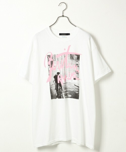 RAGEBLUE カラーフォトプリントTシャツ