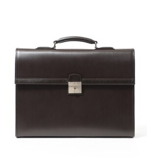 LANVIN COLLECTION レザービジネスバッグ A4 カブセ フロー No.282553
