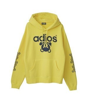 HYSTERIC GLAMOUR ADIOS プリント パーカー