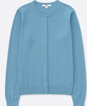 UNIQLO UVカットクルーネックカーディガン