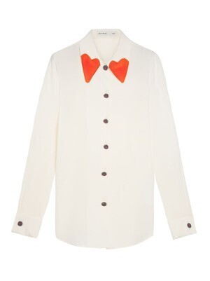 ETRO Silk shirt with red heart