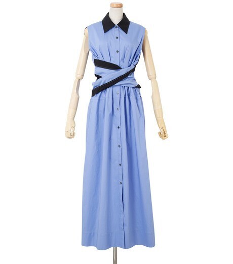IRENE Sleeveless Shirt Dress