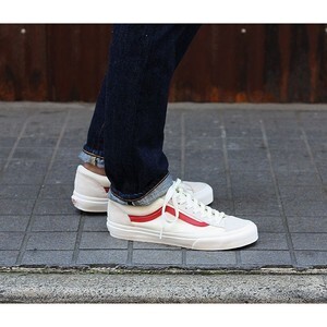 VANS VANS STYLE 36 Marshmallow/Racing Red OLD SKOOL スニーカー