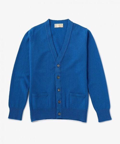 UNITED ARROWS ＜WILLIAM LOCKIE(ウィリアム ロッキー)＞ 2PLY V/CGN