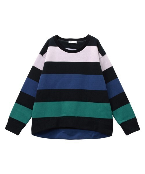 TSUMORI CHISATO ボーダー裏毛起毛