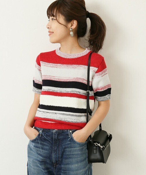 Spick & Span マルチMIXボーダープルオーバー