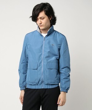 LACOSTE タフタ素材リバーシブルジップジャケット