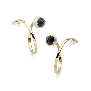 TASAKI Landscape Sculpture refined rebellion vault earrings