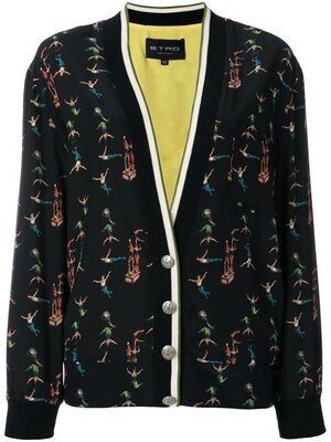 ETRO プリントカーディガン