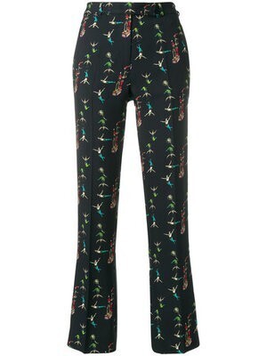 ETRO プリント テーラードパンツ