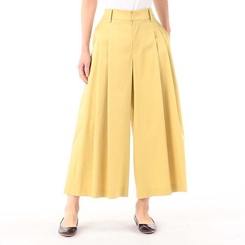 IN-PROCESS SATIN WIDE PANTS