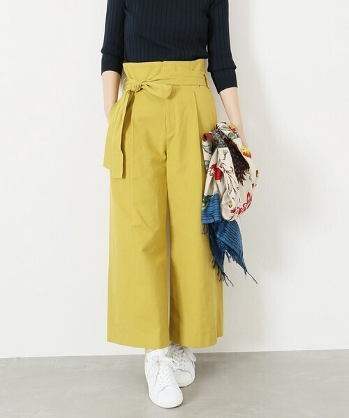 Spick & Span Spick & Span ベルトツキタックパンツ◆
