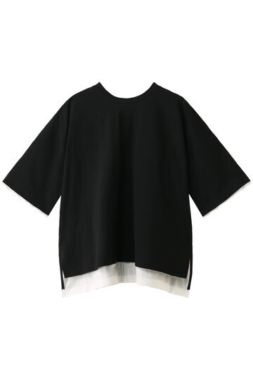 ENFOLD ボイル天竺 backing Box Tシャツ