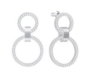 SWAROVSKI Hollow ピアス