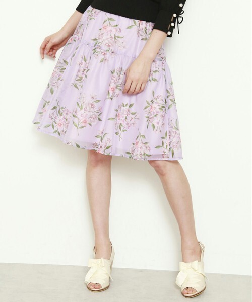 JILL by JILLSTUART レトロフローラルスカート