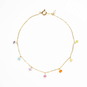 Sweets Jewelry Market 【SJ00867】 K10YG マルチカラー アミュレット ブレスレット