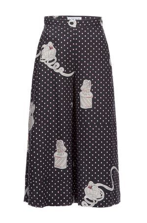 LOEWE Culotte Trousers Plumetis