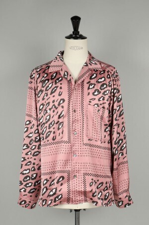 YSTRDY'S TMRRW YANKEE SHIRT LEOPARD - PINK