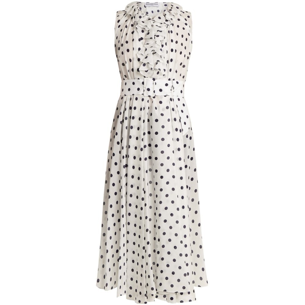 BALENCIAGA Trompe l'oeil frill top