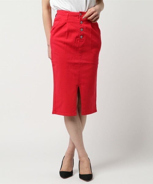 CECIL McBEE カラーペンシルスカート