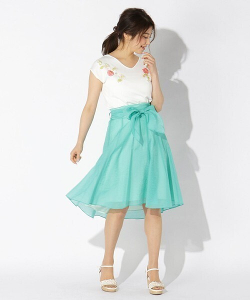 WILLSELECTION シャイニーボイルフィッシュスカート