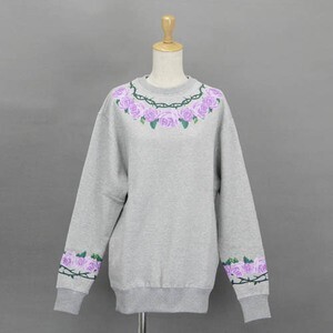 G.V.G.V. THORN AND ROSES PRINT sweat TOP