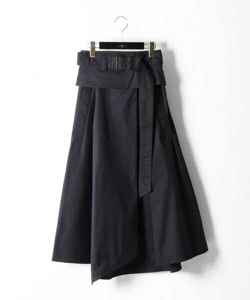 GRACE CONTINENTAL ベルト付トレンチスカート
