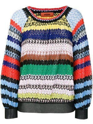 MISSONI クロシェニットトップス